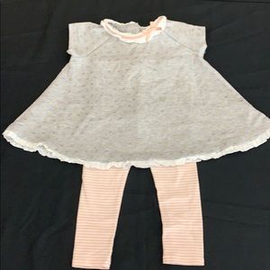 Adorable girls legging and tunic set